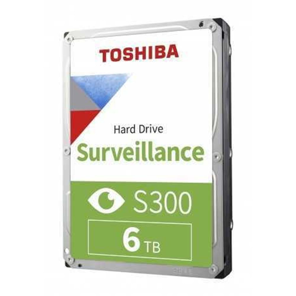 Toshiba 6 TB 7200RPM S300 SATA3 256MB HDWT860 7/24 Güvenlik Diski