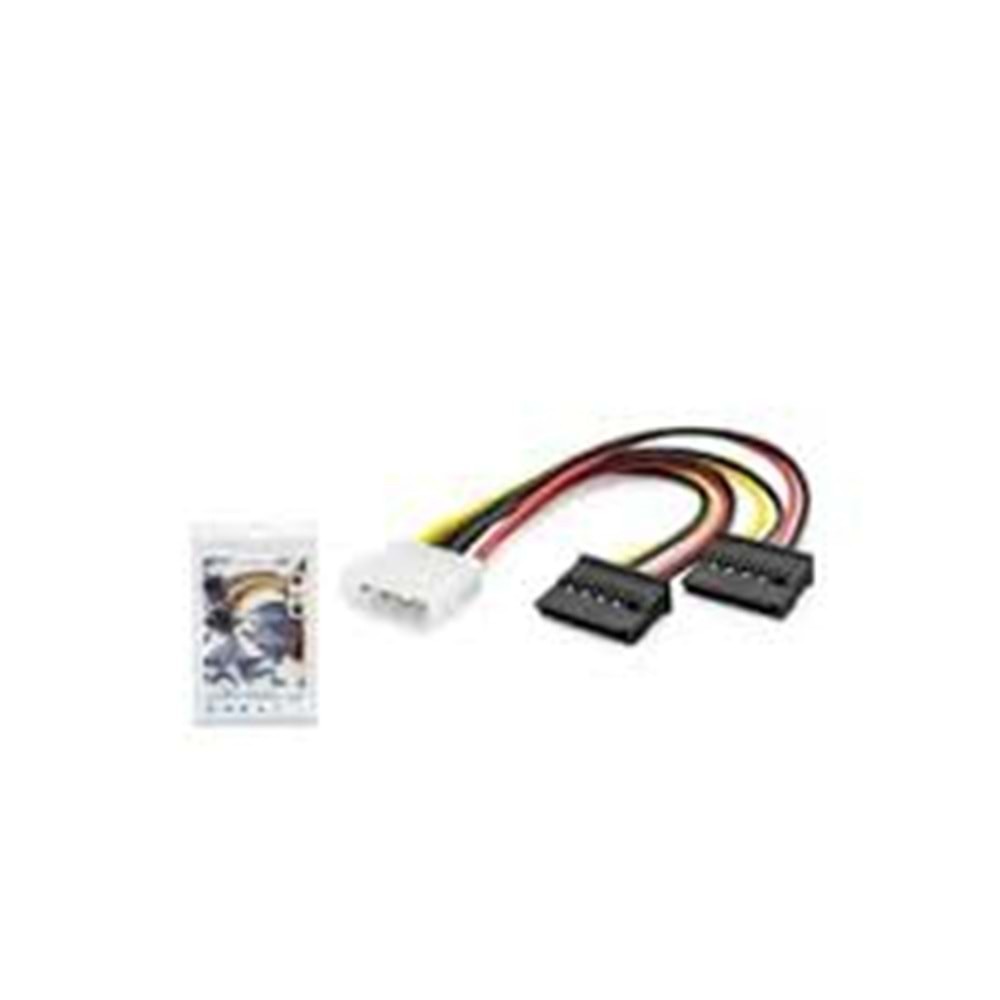 HADRON HDX5525 SATA POWER KABLO 2IN1 16CM