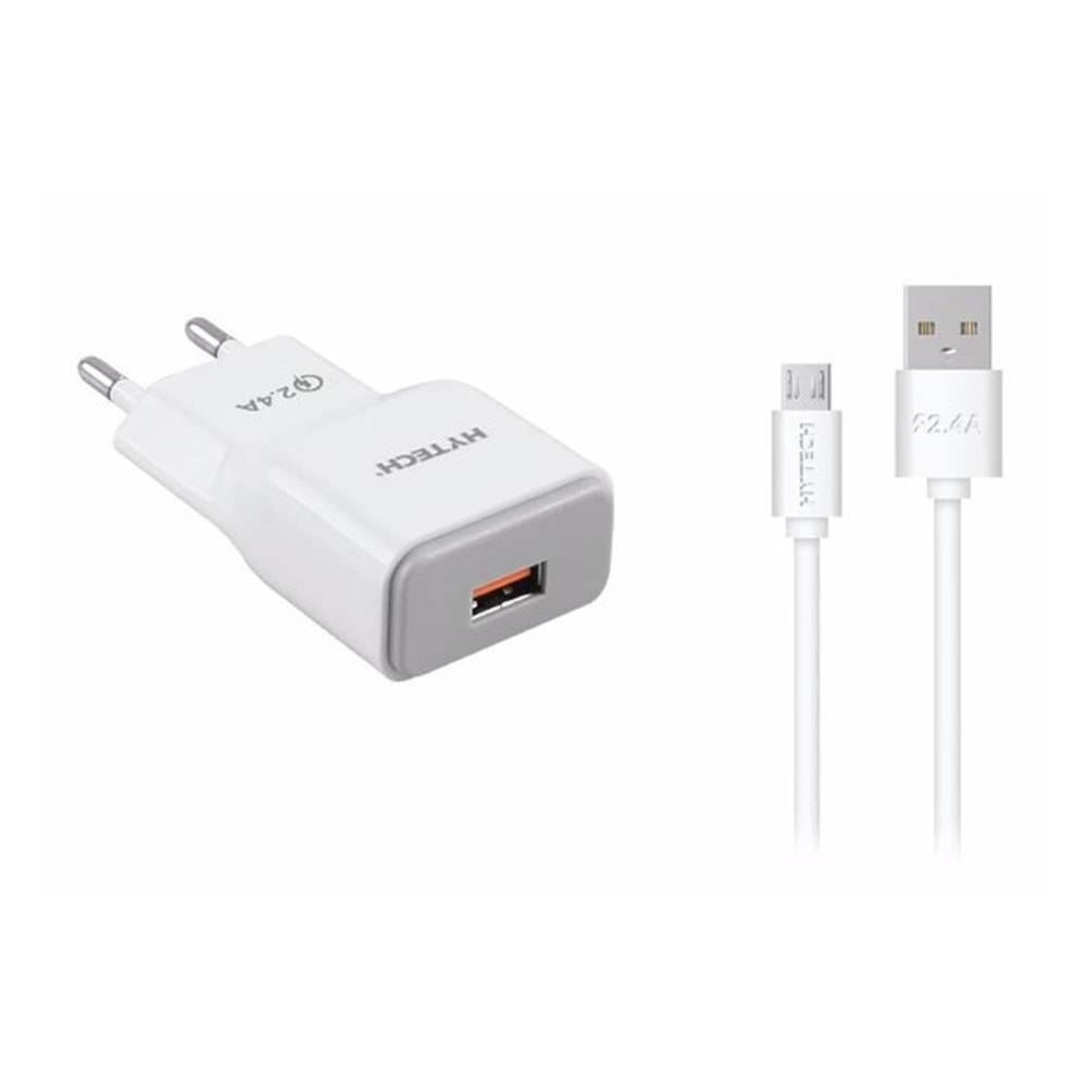 Hytech HY-XQ30 Micro Usb QC 2.0 Quick Charge 2.1A 5V/9V/12V Kablo + Ev Şarj Adaptör