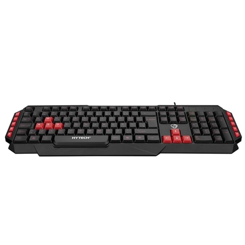 Hytech HYK-46 GAMY COMBO Siyah USB Kırmızı Tuşlu Q Gaming Oyuncu Klavye