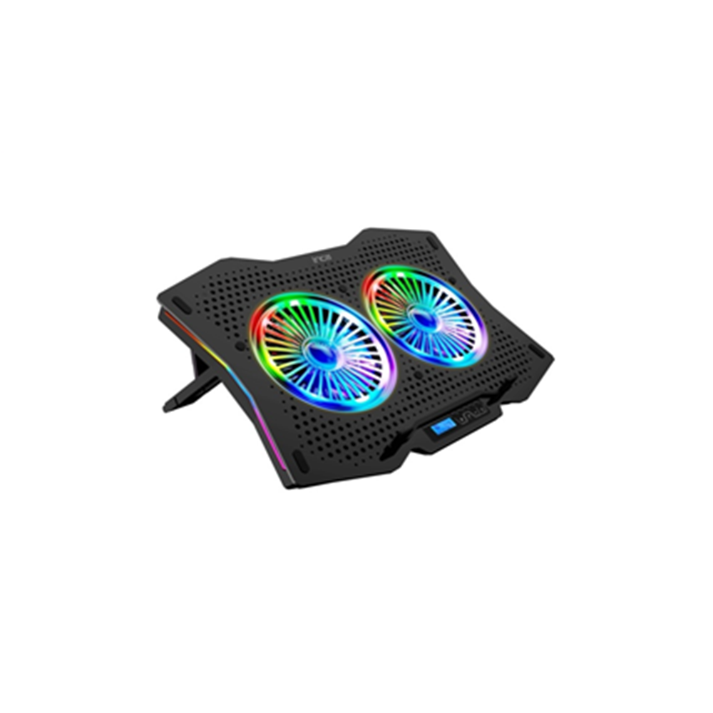 INCA INC-606TGS GMS ARRAX II 2X RGB FAN ,LCD CONTROL PANEL,7 KADEME 10”-18” GAMING NOTEBOOK SOĞUTUCU