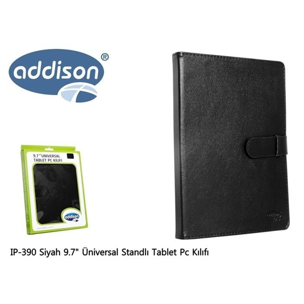 Addison İP-390 /395 9.7'' Renkli Ayarlı Üniversal Standlı Tablet Pc Kılıfı