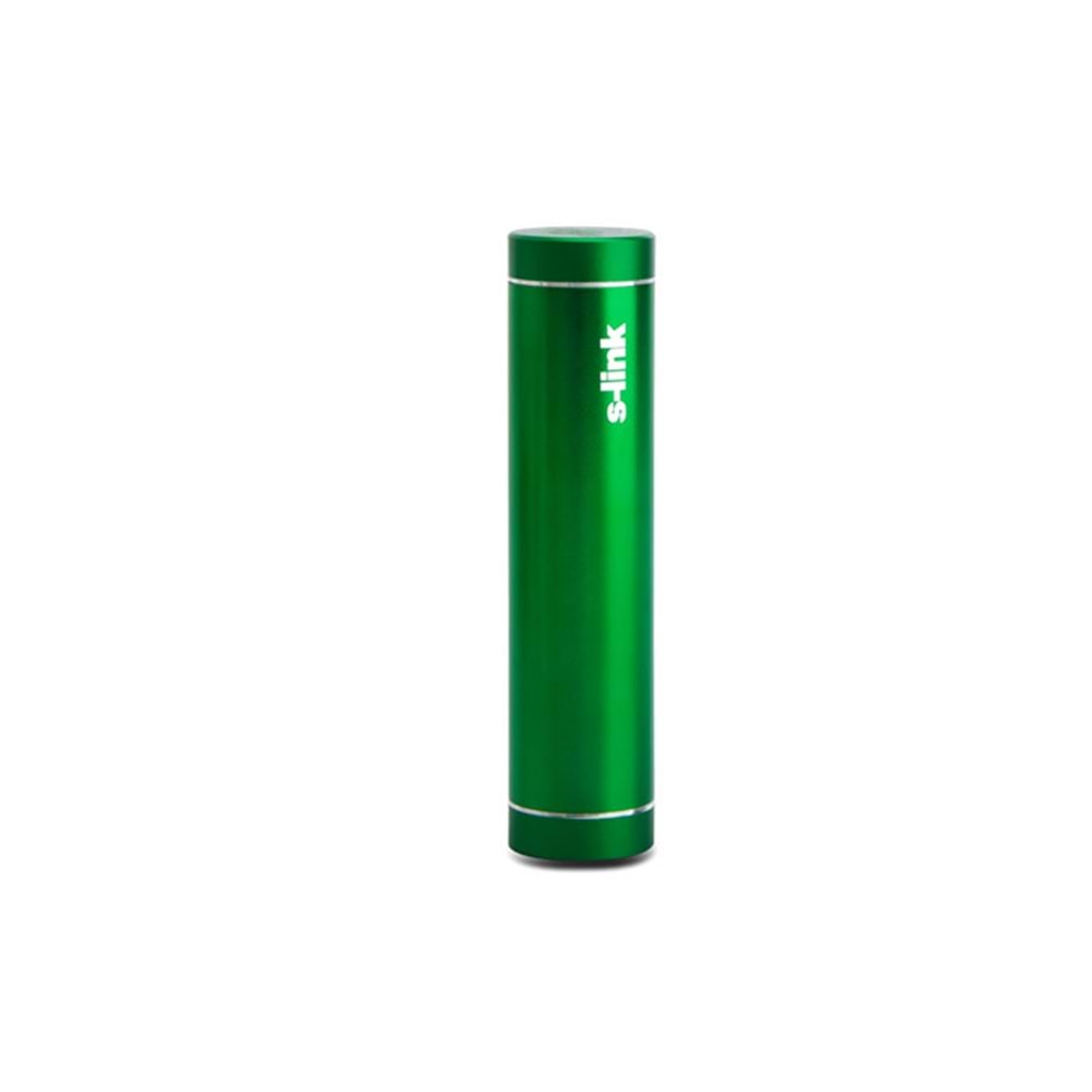 S-link IP-725 Yeşil 2600mAh Powerbank Şarj Aleti Taşınabilir Pil Şarj Cihazı