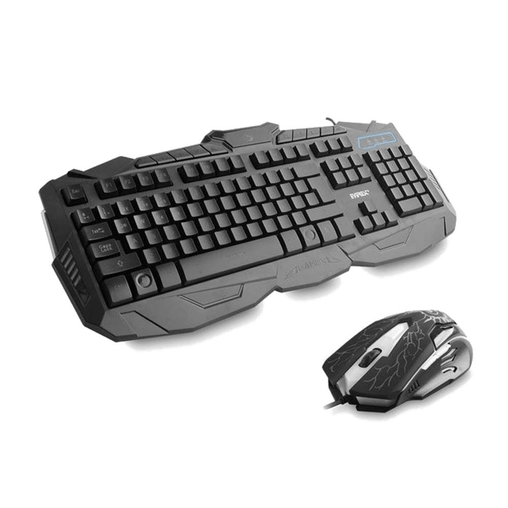 Everest KM-810 Siyah Usb 3 Farklı Aydınlatmalı Oyuncu Q Multimedia Klavye + Mouse Set