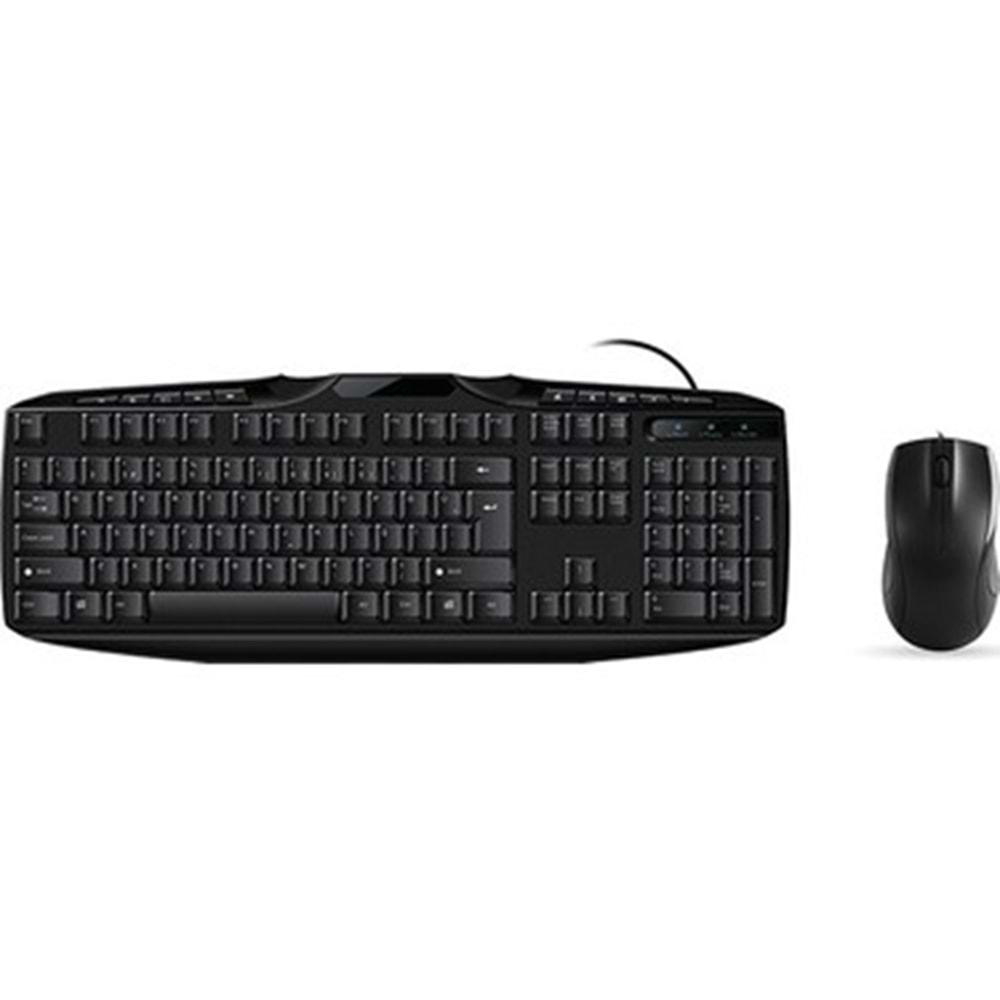 Everest UN-796 Siyah Usb Q Multimedia Klavye + Mouse Set