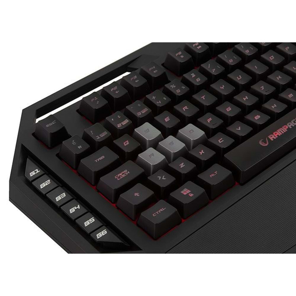 Everest Rampage SLAYER KB-R11 Siyah USB Tuş Aydınlatmalı Makrolu Q Gaming Klavye