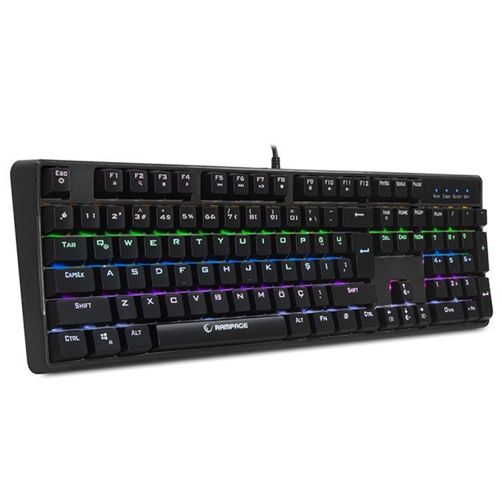 Rampage KB-R18 Myth Sport Tasarım Mekanik Gaming Klavye