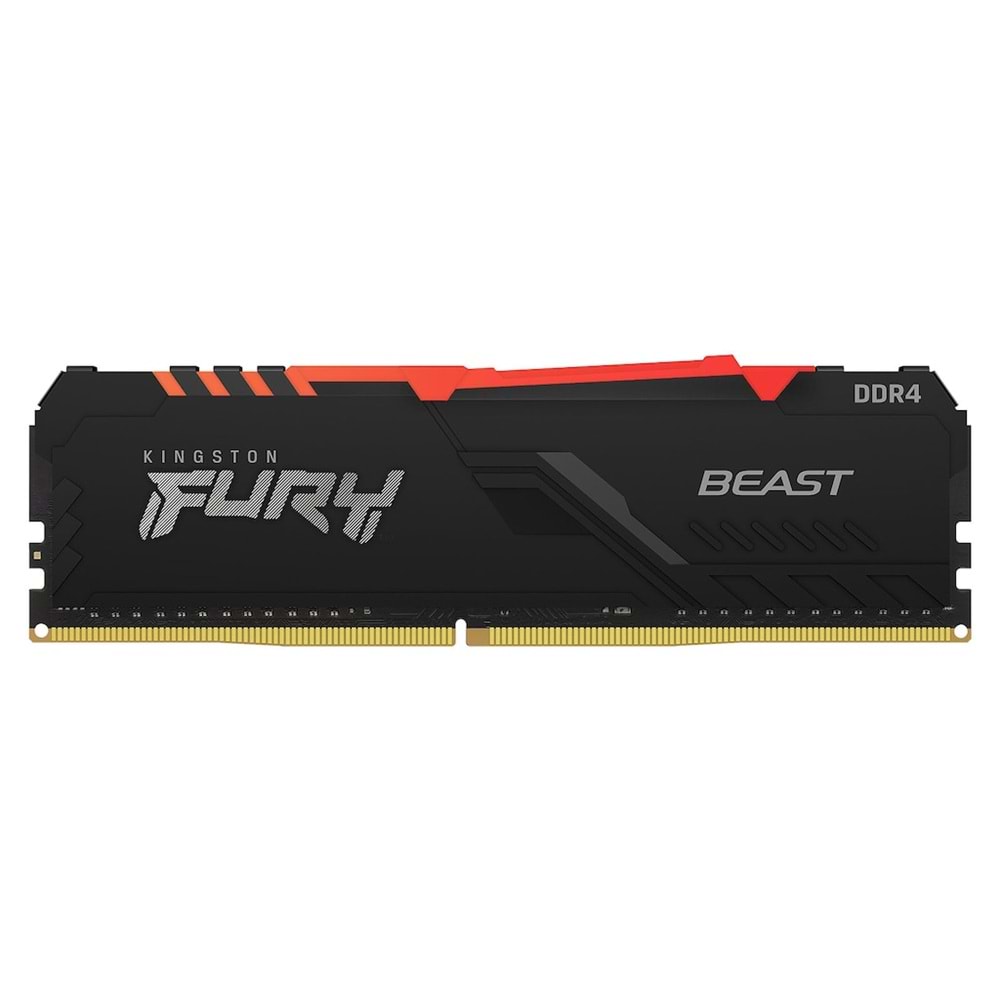 KINGSTON FURY Beast RGB 8GB DDR4 3200Mhz KF432C16BBA/8 MASAÜSTÜ RAM