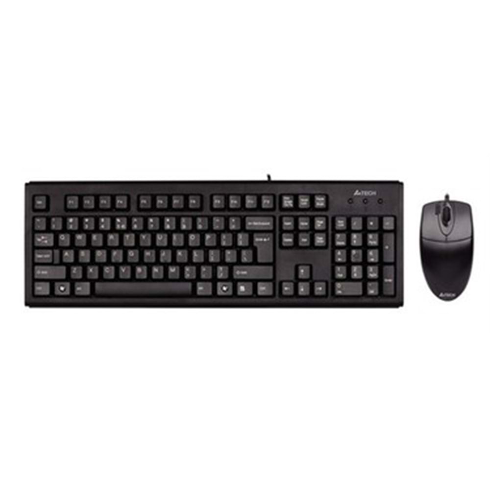 A4 TECH KM-72620D Q USB SİYAH SET