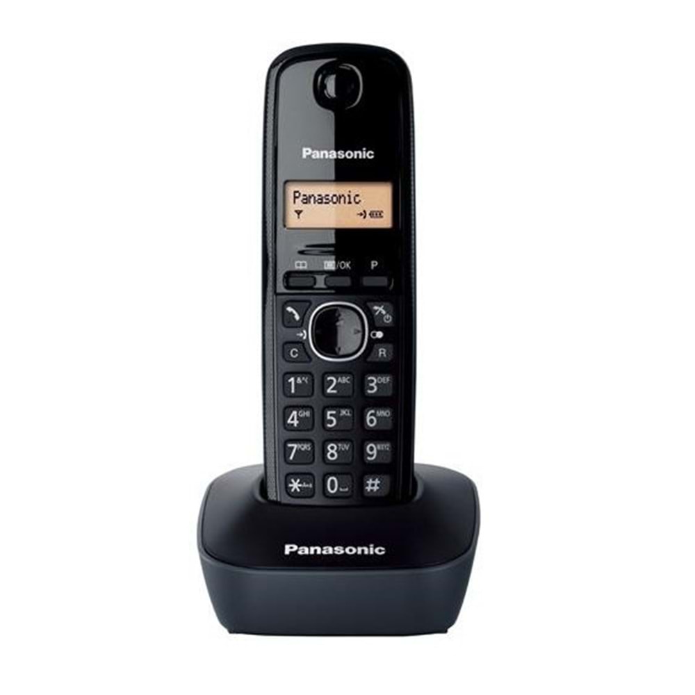 Panasonic KX-TG 1611 Dect Telsiz Telefon - Siyah Renk