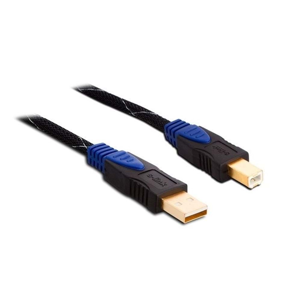 S-link SLX-970 Usb2.0 1.5m Gold Kılıflı Yazıcı Kablosu