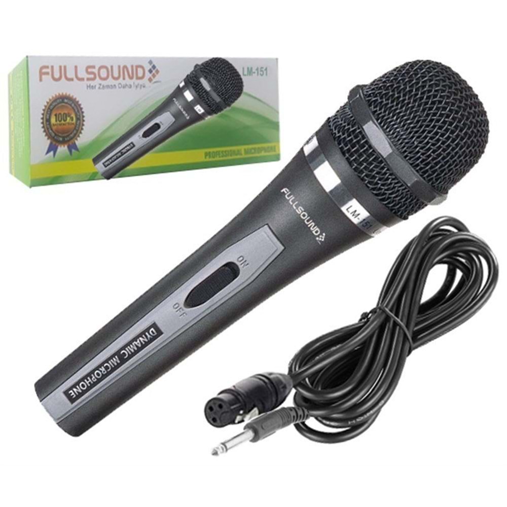 Fullsound LM-151 Profesyonel Kablolu Mikrofon