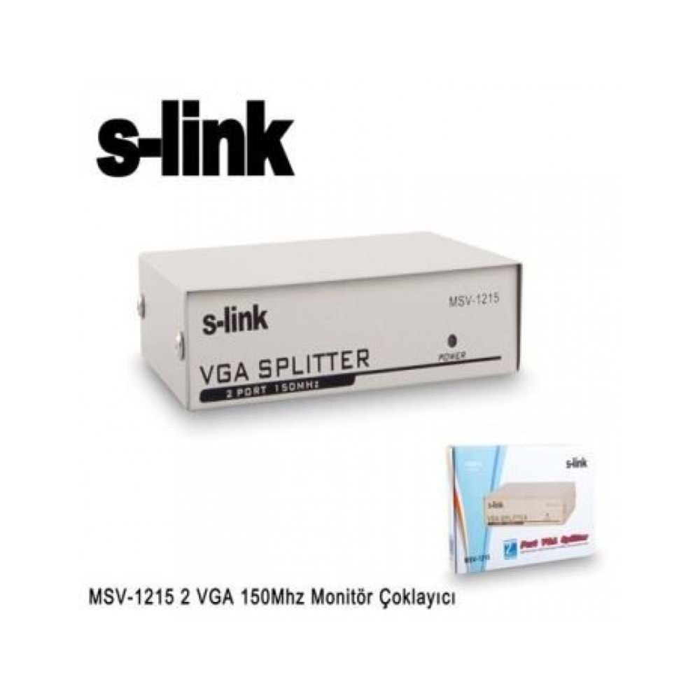 MSV-1215 2 Port VGA Çoklayıcı (Splitter)