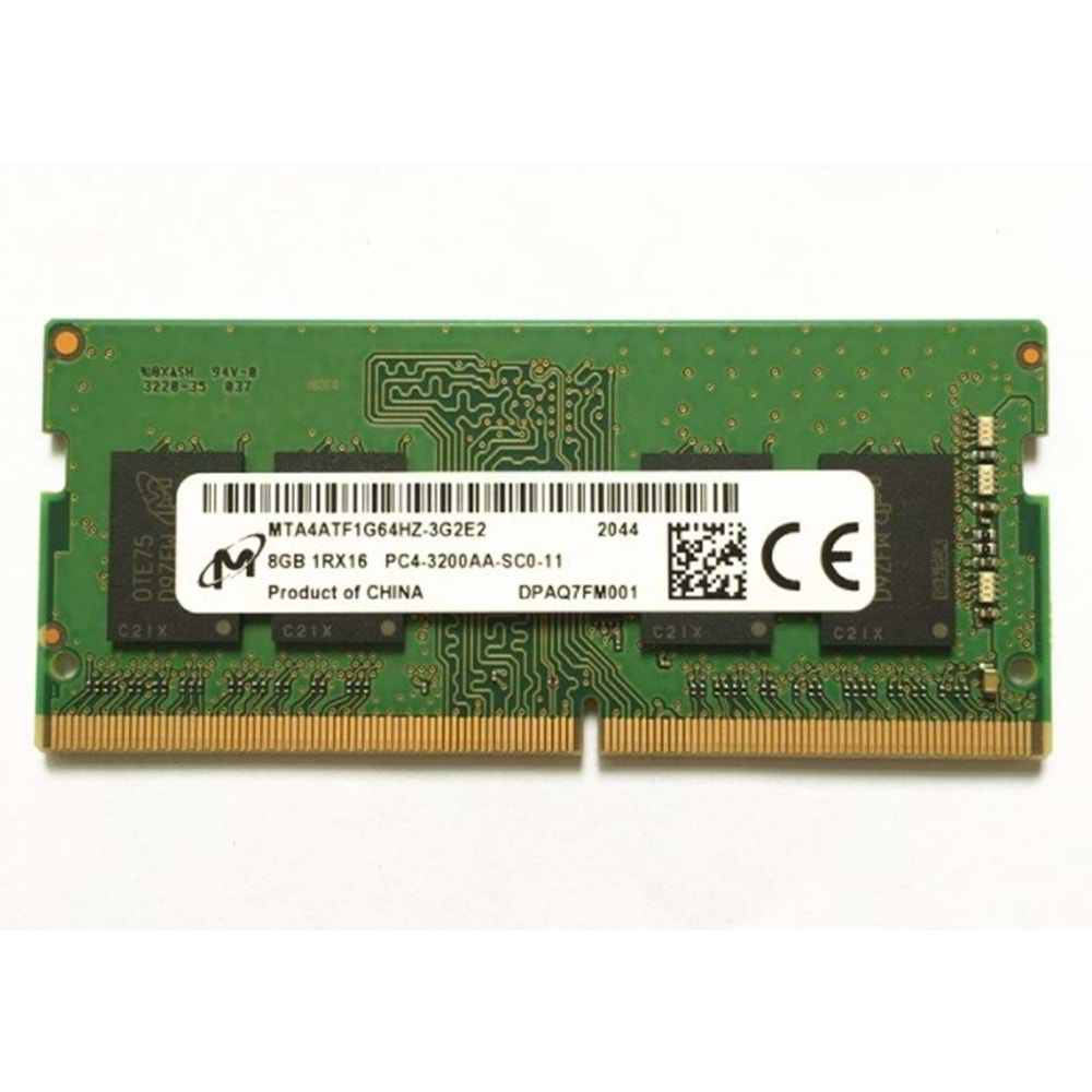 Micron 8GB 3200AA NOTEBOOK RAM-MTA4ATF1G64HZ-3G2E2