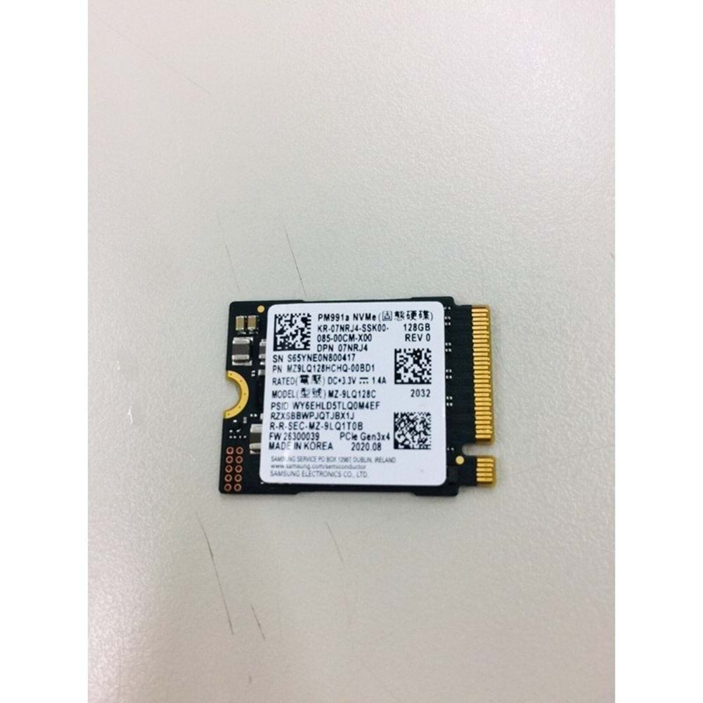 Samsung PM991 NVMe 128gb SSD MZ-9LQ128HCQ-00BD1