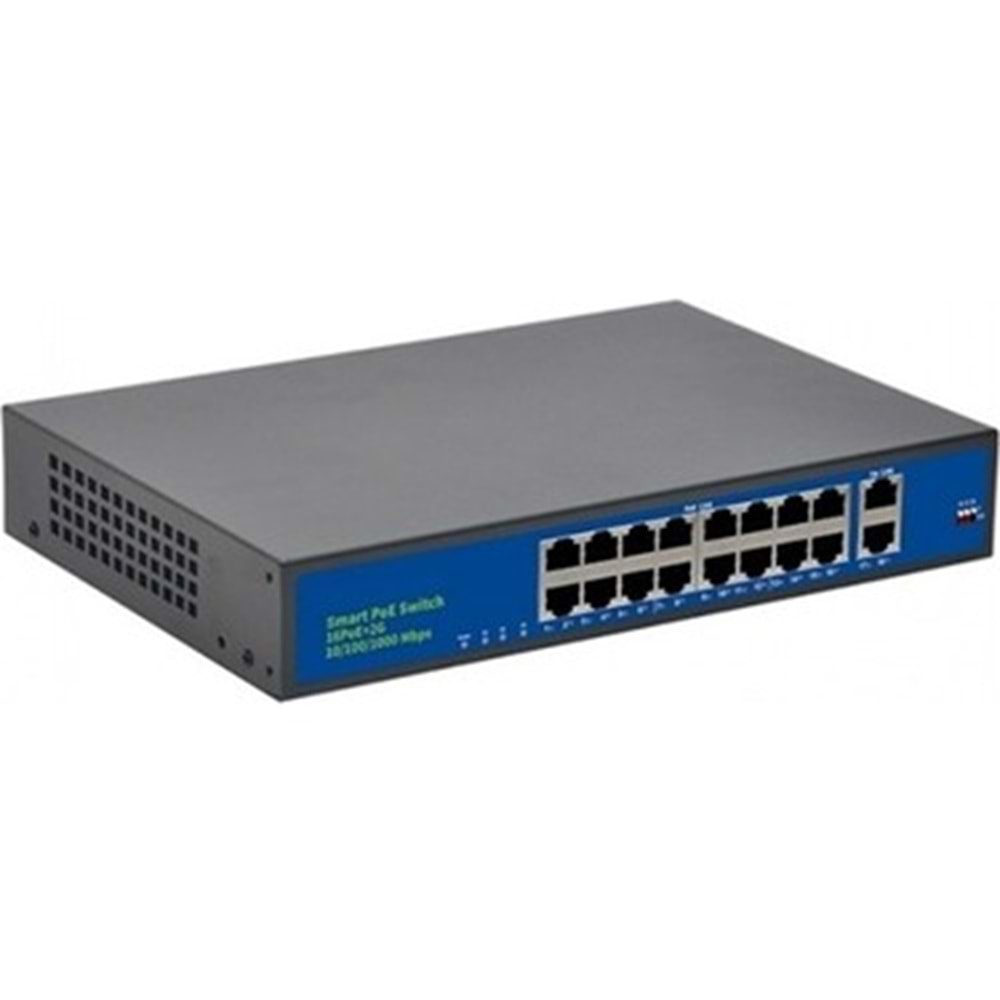 KARER ND1PD1603LFGX 16 PORT 10/100 POE 2 PORT GB UPLİNK 1 SFP