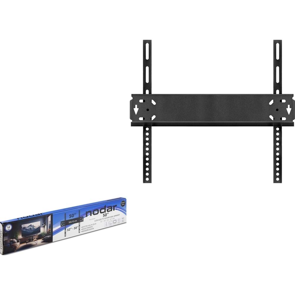 NODAR NO50 KİLİTLİ SABİT TV ASKI APARATI 32