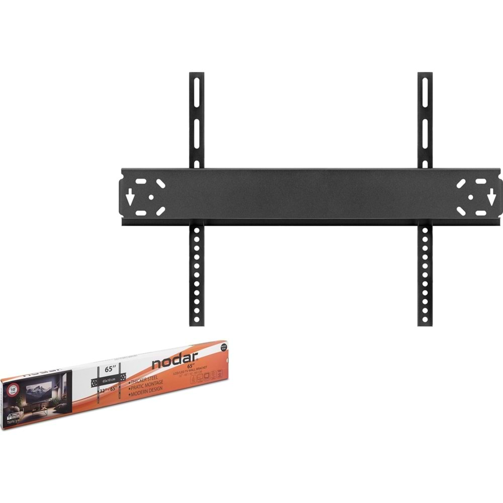 NODAR NO65 KİLİTLİ SABİT TV ASKI APARATI 32
