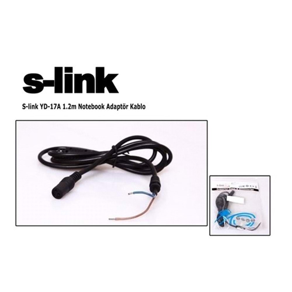 S-link YD-17A 1.2m Notebook Adaptör Kablo