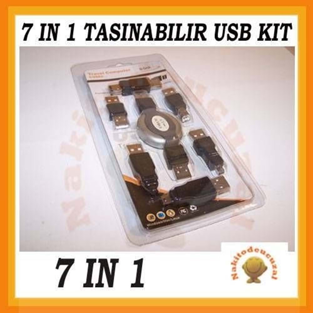 sl-58 Usb Bağlantı Seti 7 Parça Usb Çevirici Aparat