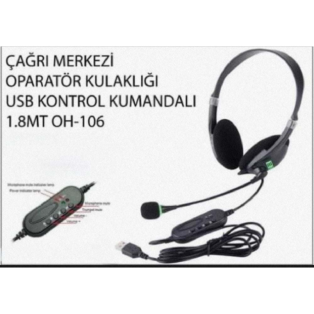 EFIX OH-106 7+1 USB KABLOLU KULAKLIK