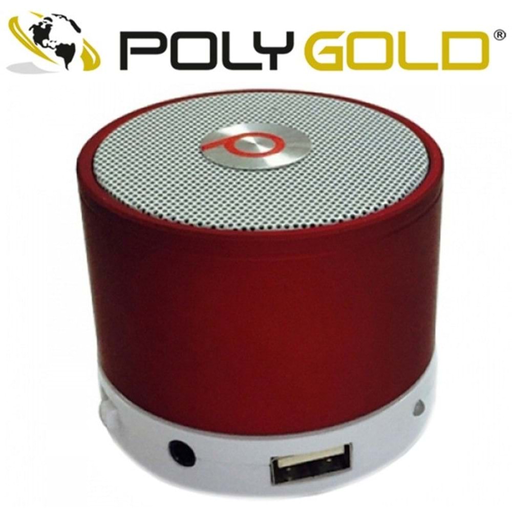 PolyGold BLUETOOTH USB, FM VE MİCRO SD DESTEKLİ SPEAKER PG-101