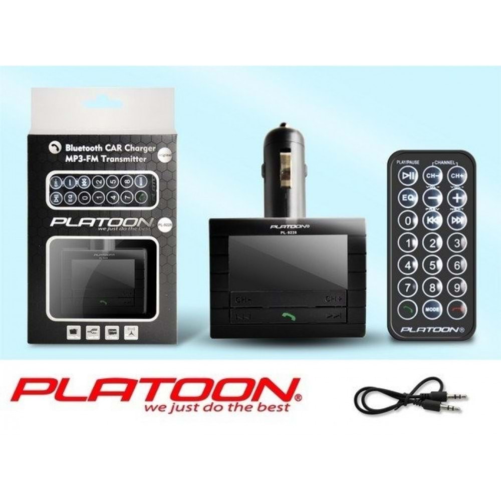 PL-9228 BLUETOOTH FM TRANSMITTER SD/USB