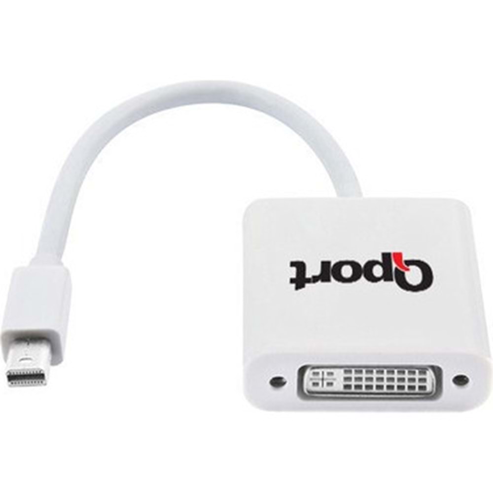 QPORT Q-MDD MİNİ DISPLAYPORT(M) TO DVI(F) 24+5 CONVERTER(ÇEVİRİCİ DÖNÜŞTÜRÜCÜ)