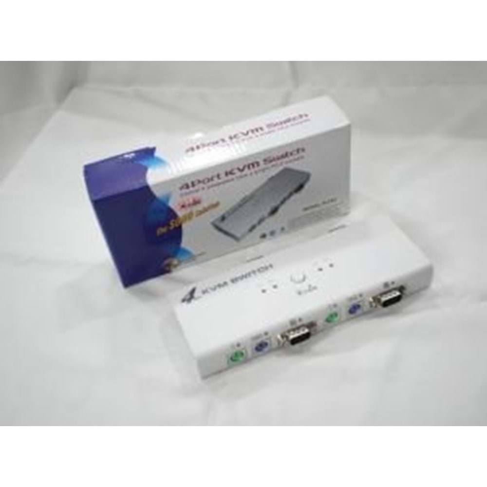 RAİN R-74A 4 PORT KVM SWİTCH - 4 ADET KABLOLU