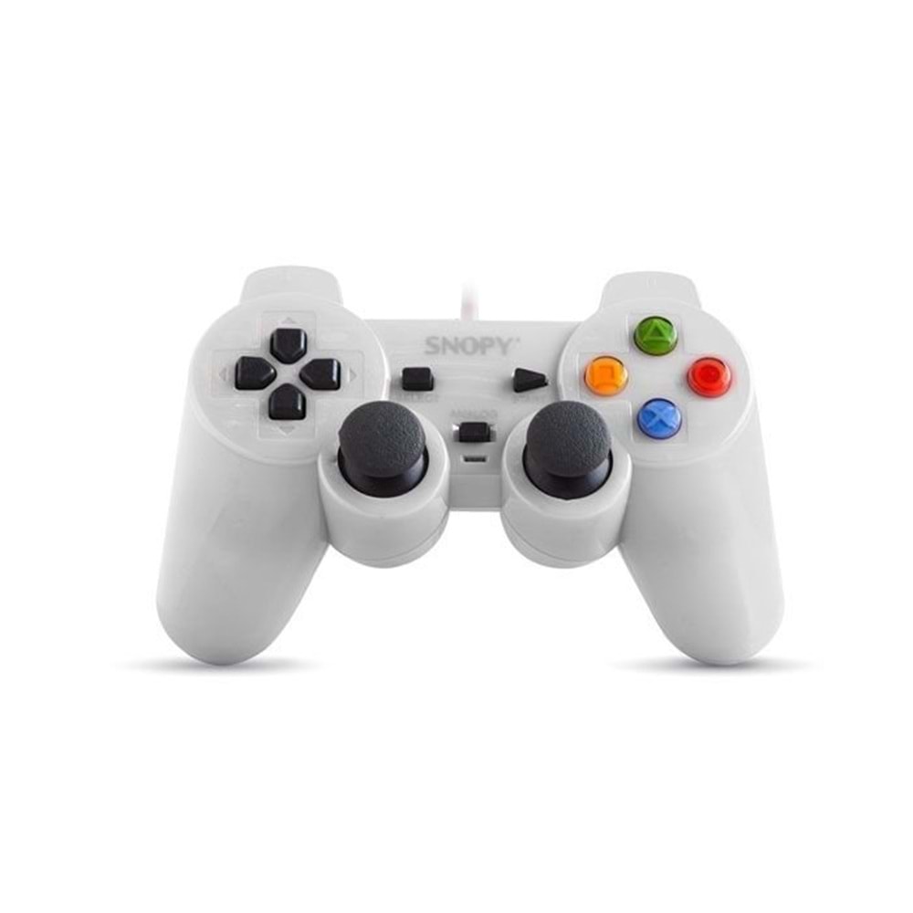 Snopy SG-302 Beyaz USB 1.8m Kablo Joypad