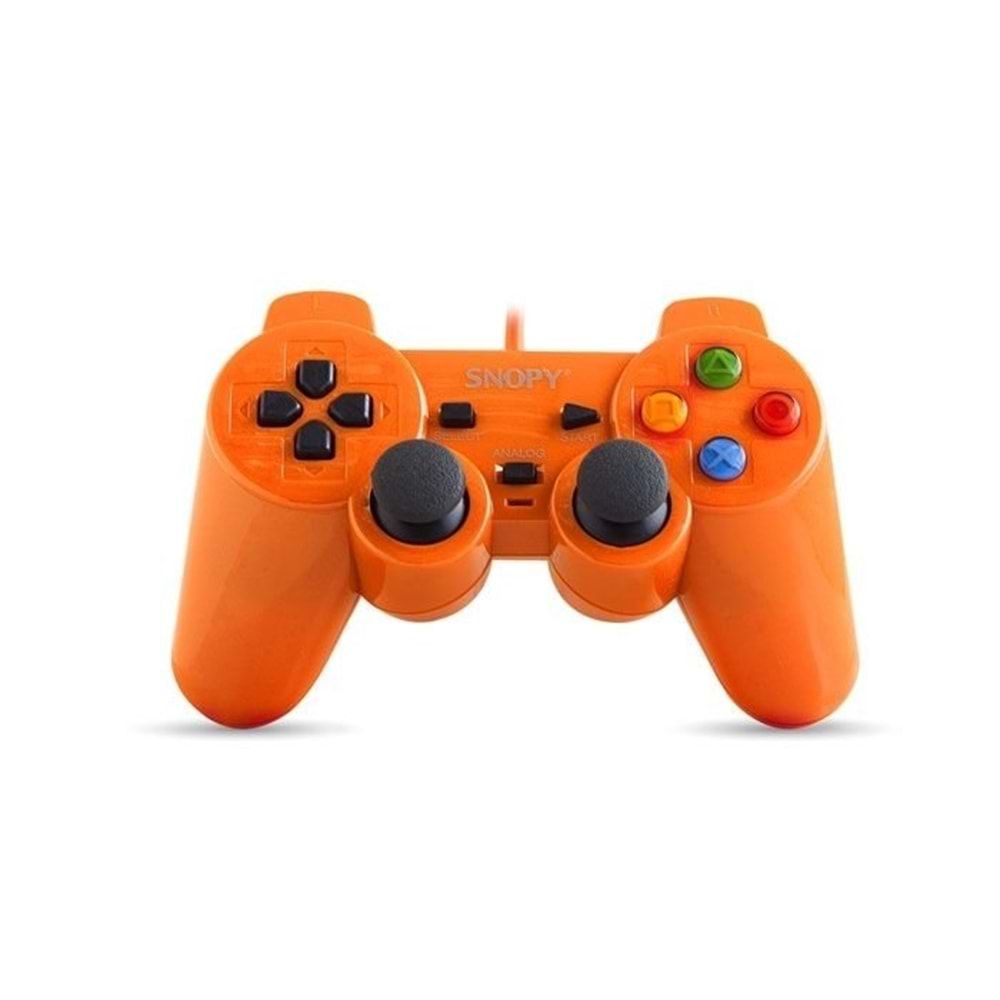 Snopy SG-302 Turuncu USB 1.8m Kablo Joypad
