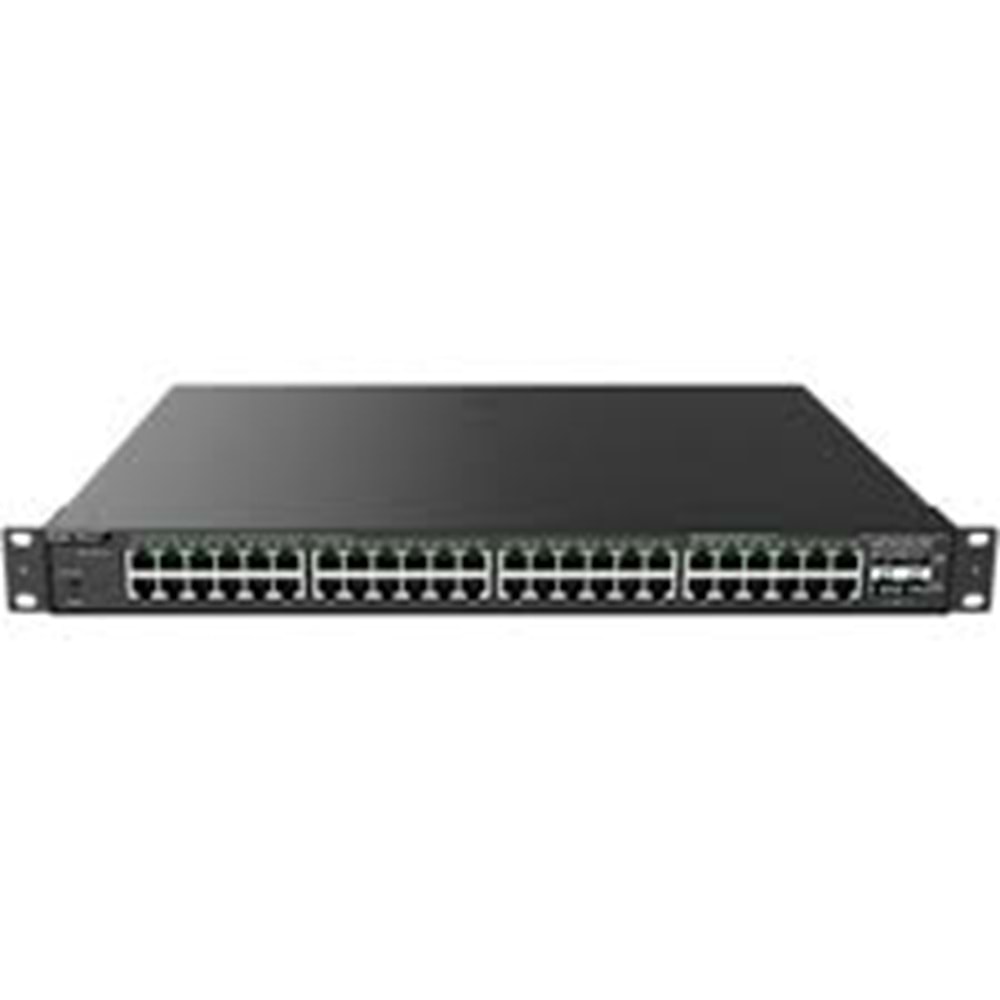 Reyee RG-NBS3100-48GT4SFP-P 48 Portlu, 10/100/1000 Gigabit, L2 Yönetilebilir Switch, 4 SFP, 48 Port PoE+ (370W)