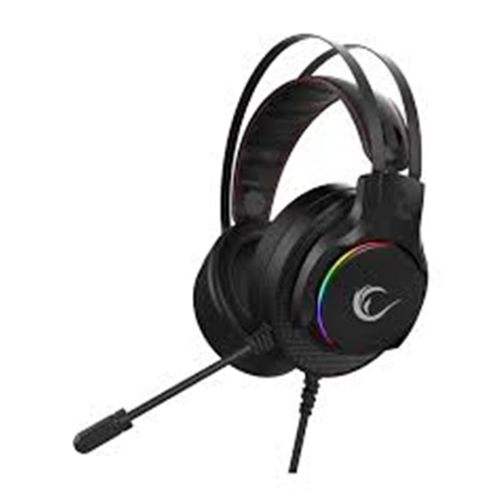 Rampage RG-X19 ULTIMATE PRO v2 Siyah 7.1 Surround Sound System RGB Ledli Mikrofonlu Oyuncu Kulaklığı