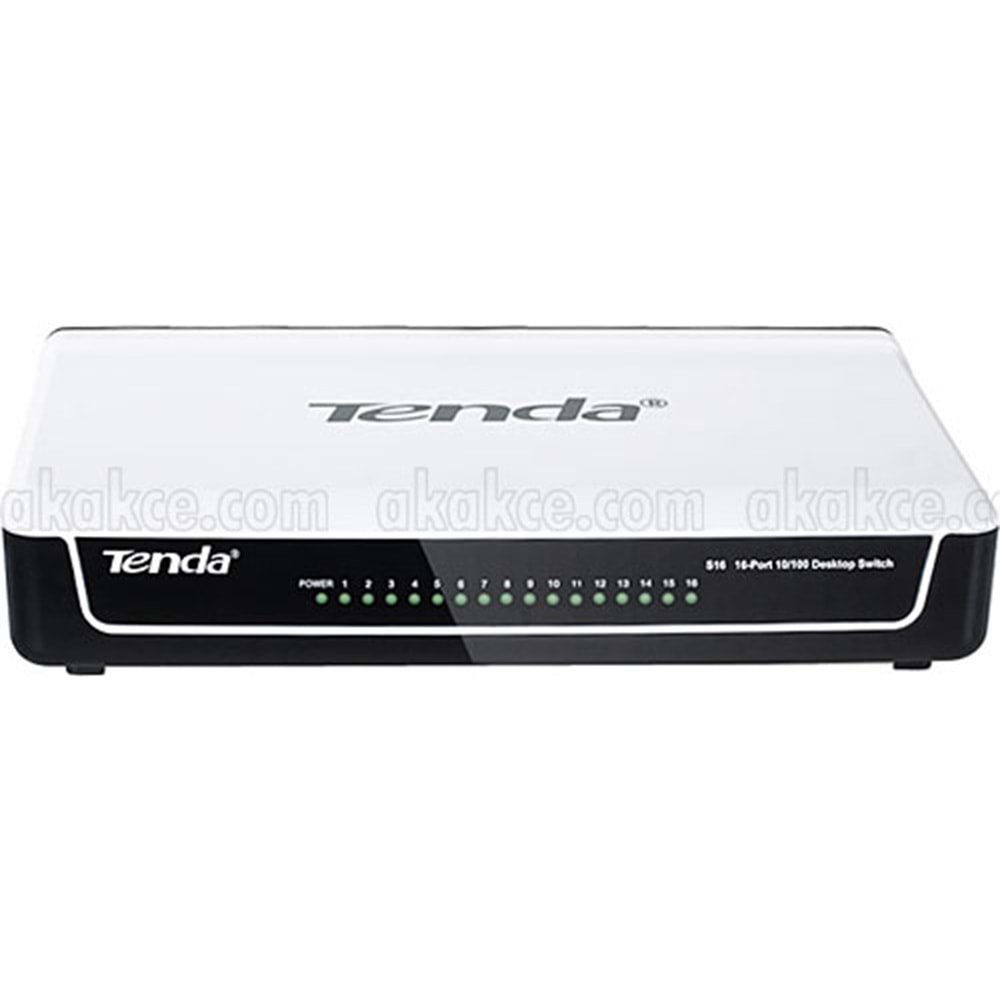 TENDA S16 16PORT 10/100 YÖNETİLEMEZ SWITCH