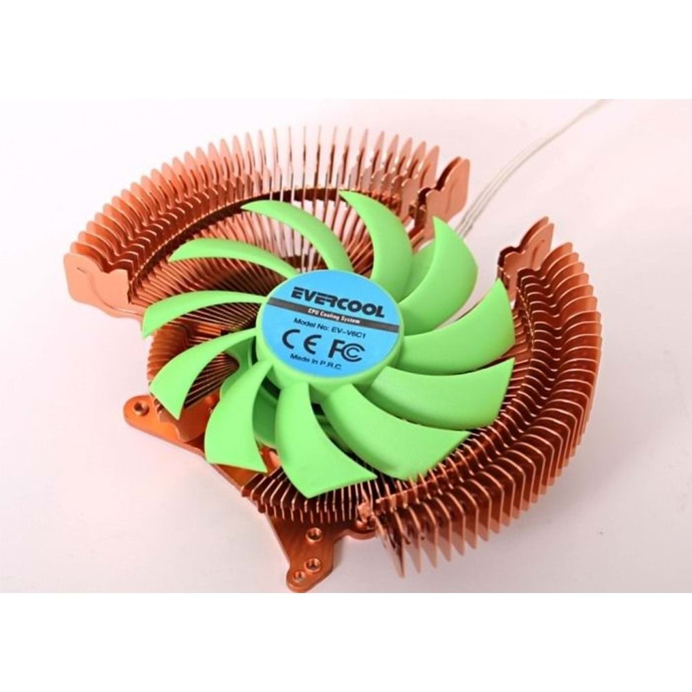 Evercooler EV-V6C1 Mavi Ekran Kartı Fanı BÜYÜK BOY
