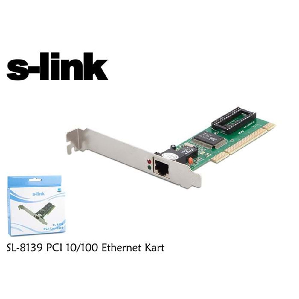 S-link SL-8139 PCI 10/100 Ethernet Kart