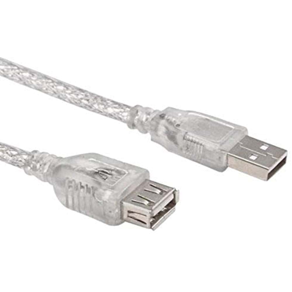 S-link SL-AF2003 Usb2.0 3m Şeffaf Uzatma Kablo