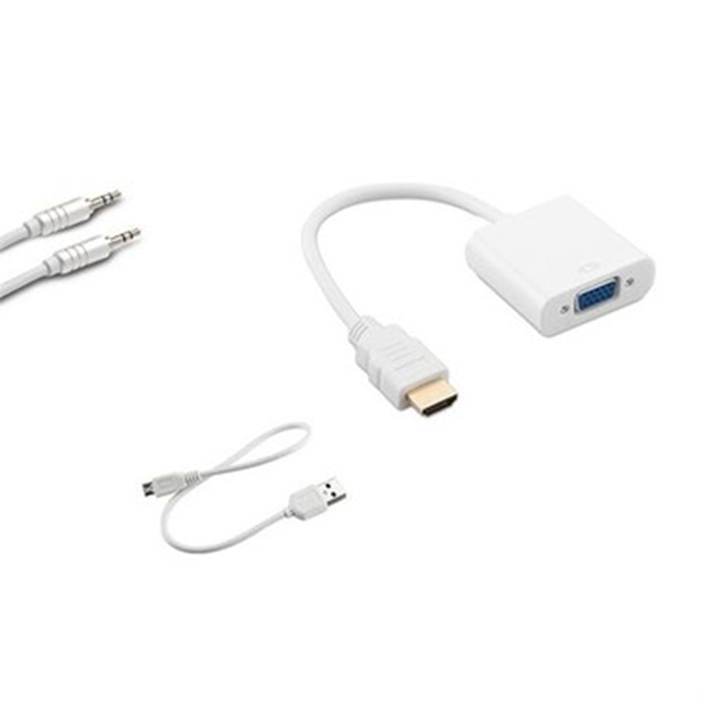 S-link SL-HVS13 HDMI to VGA + Audio Micro Usb Çevirici