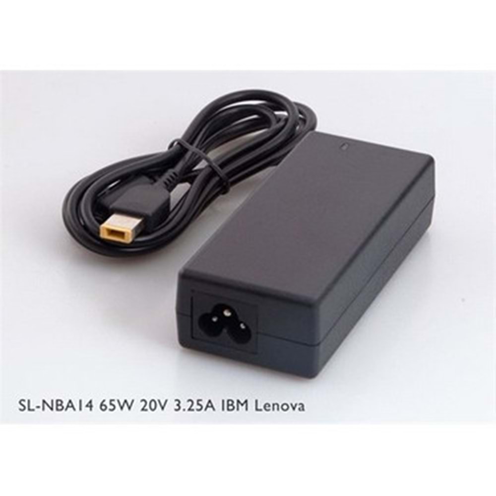S-link SL-NBA14 65W 20V 3.25A IBM Lenovo Notebook Standart Adaptör