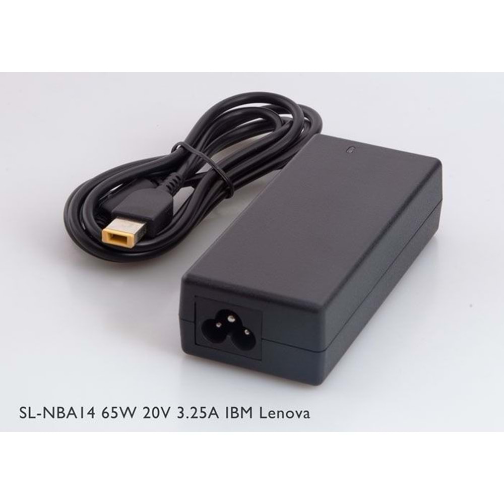 S-link SL-NBA17 IBM Lenovo Notebook Standart Adaptör 90W 20V 4.5A Dikdörtgen Tip Uç