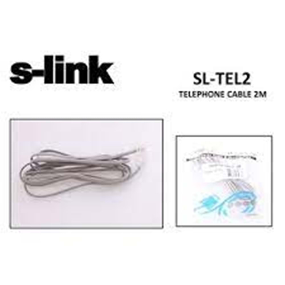 S-link SL-TEL2 2m Telefon Kablosu