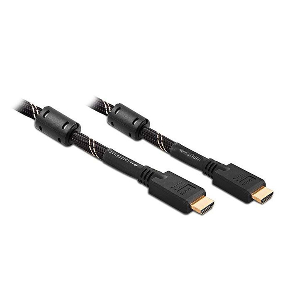 S-link SLX-4K30 19+1 HDMI to HDMI 30m Çipset+Kılıflı v2.0 Ultra HD 4K 2160p 3D Kablo