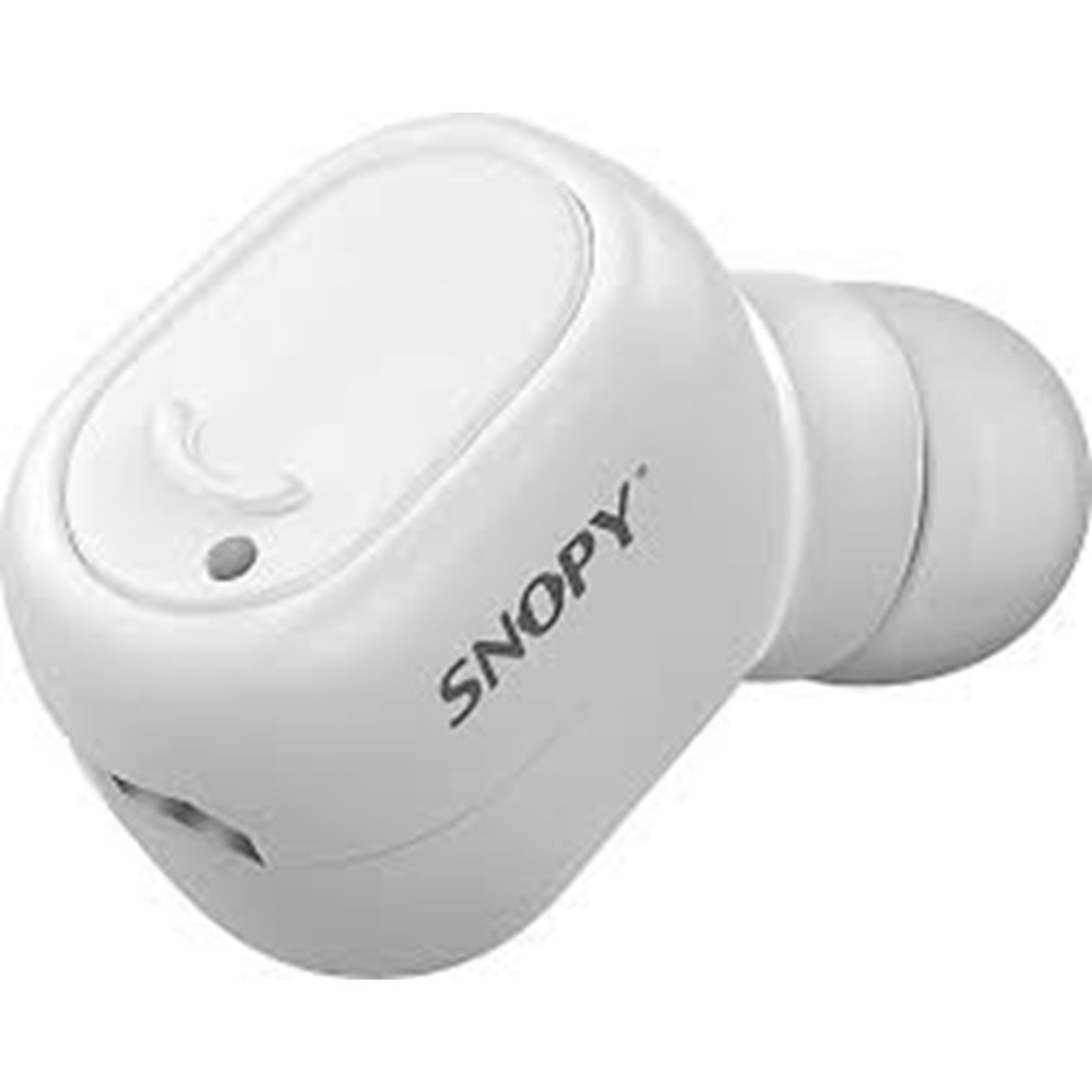 Snopy SN-BT155 Beyaz Bluetooth Telefon Kulaklığı