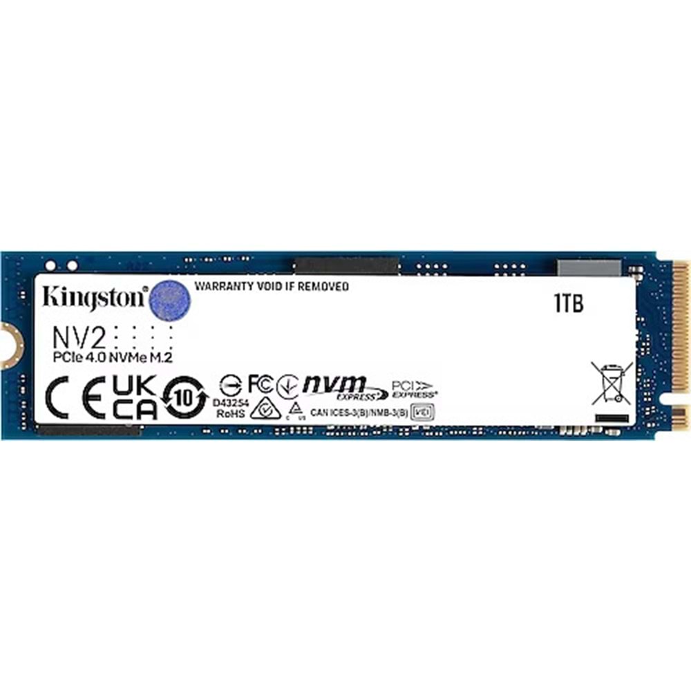 1TB KINGSTON NV2 SNV2S/1000G 3500/2100/MB/s M.2 NVMe SSD