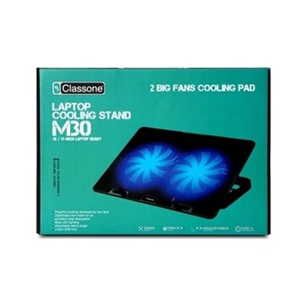 Classone M30 Notebook Soğutucu - Siyah