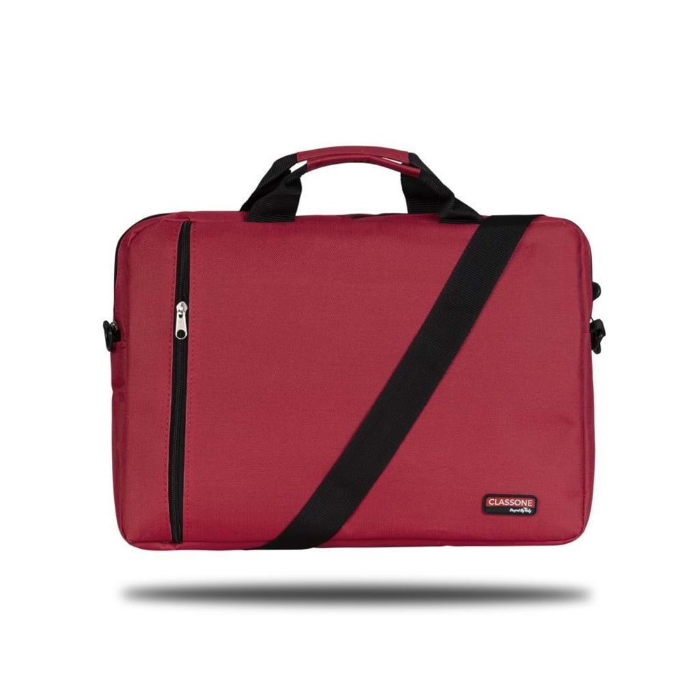Classone BND202 Eko1 Serisi -15.6 inch Uyumlu-Kırmızı Notebook Çantası