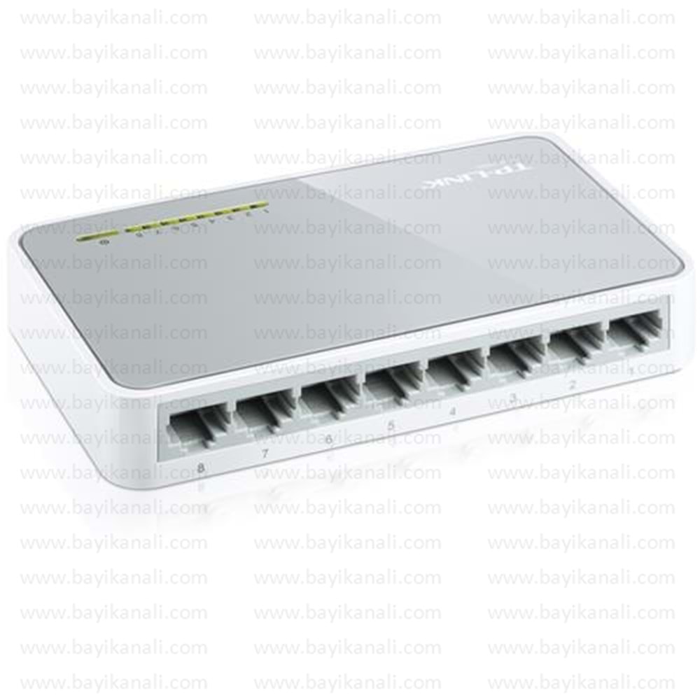 Tp-Link TL-SF1008D 8 Port 10/100Mbps Switch - Tak ve Kullan % 60 Enerji Tasarruflu Switch