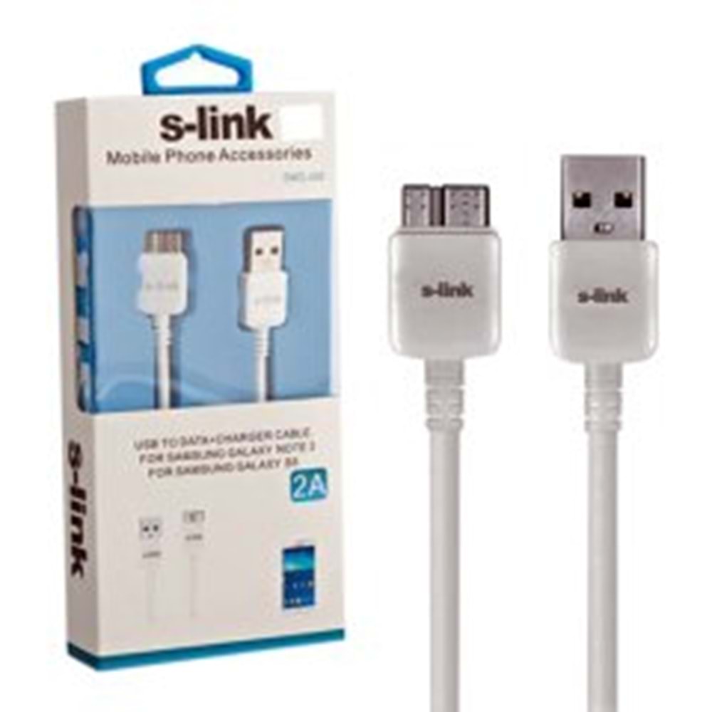 S-link SMG-495 Samsung Note3 Data + Şarj Kablosu