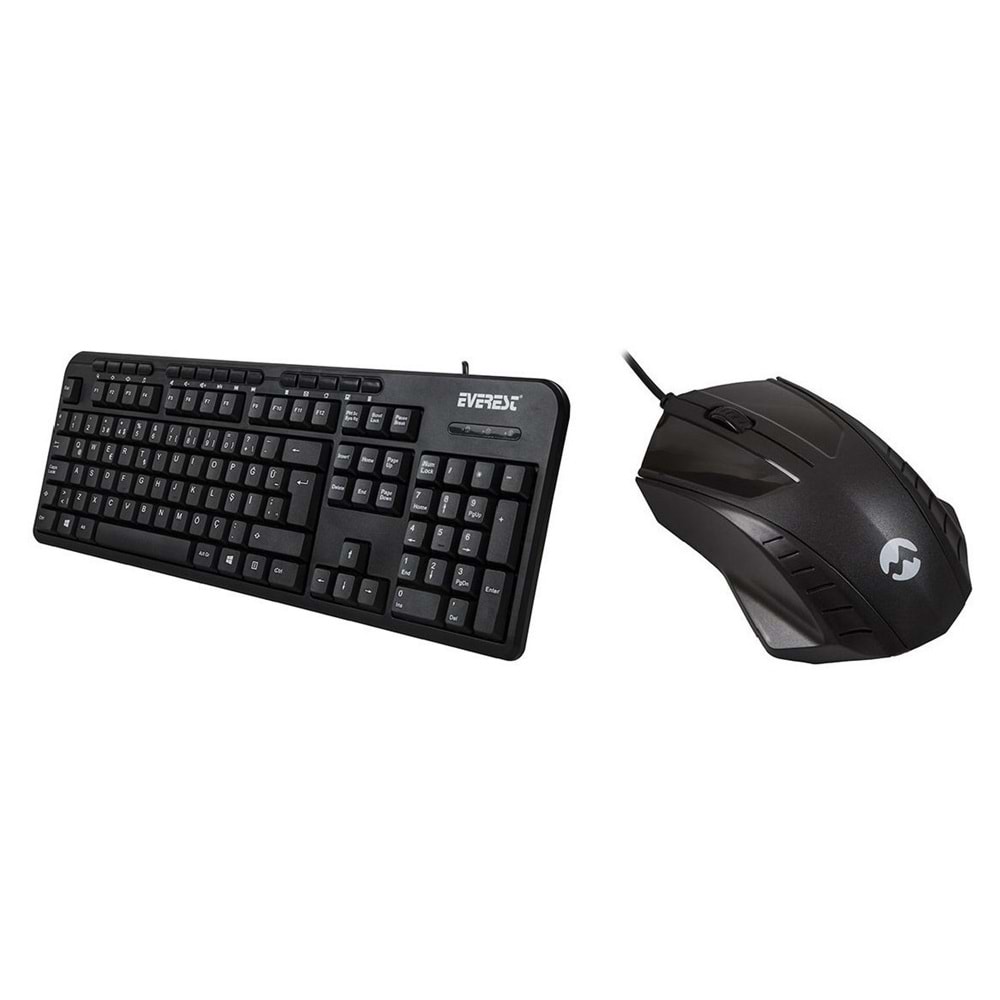 Everest UN-797 Plus Usb Combo Q Multimedia Kablolu Klavye Mouse Set