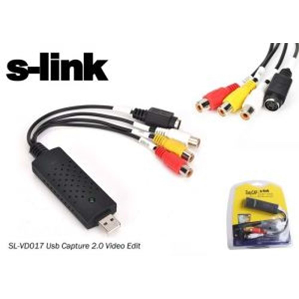 S-link SL-VD017 Usb DVR Kayıt Cihazı 2.0 Video Edit